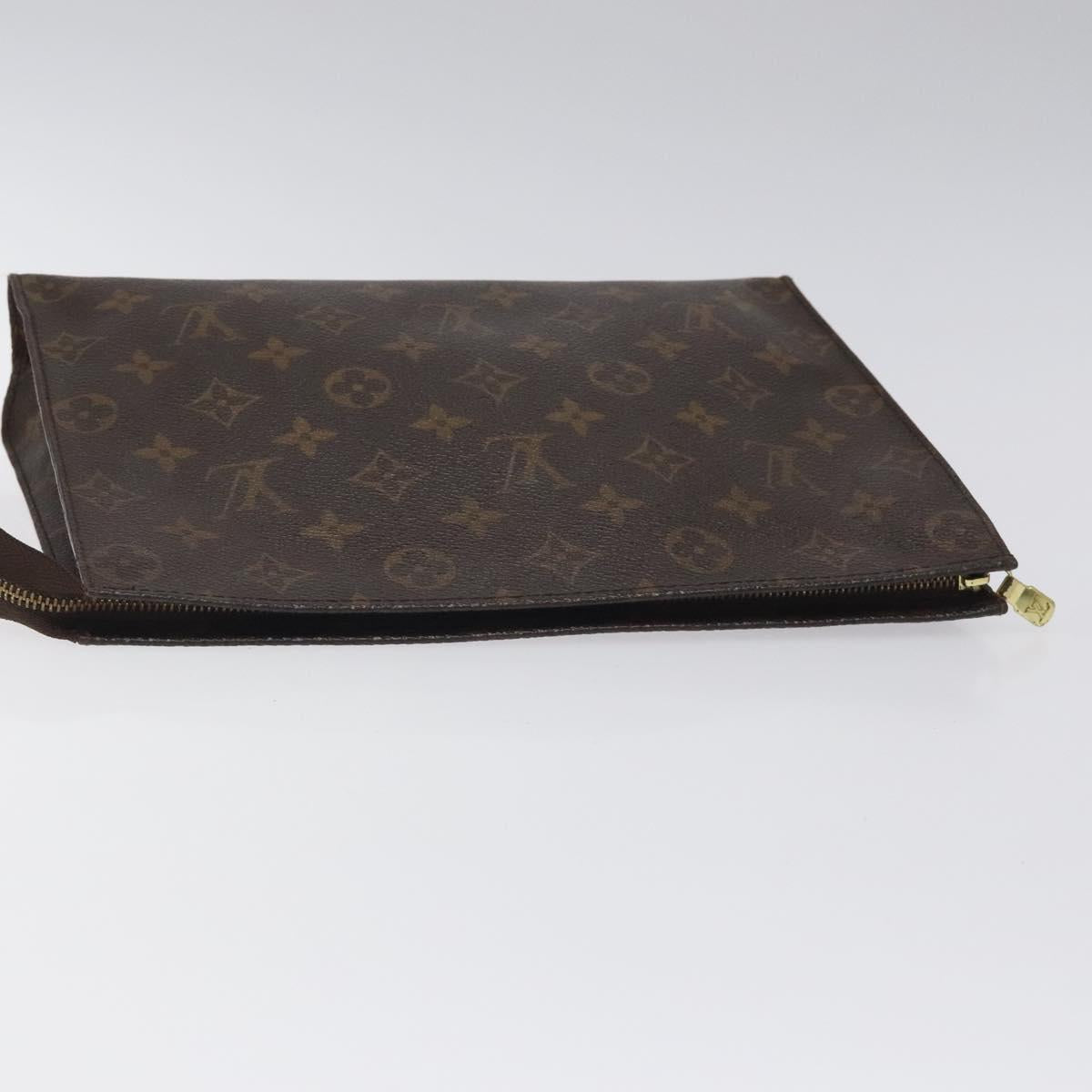 LOUIS VUITTON Monogram Poche Toilette 26 Pouch M47542 LV Auth 116600