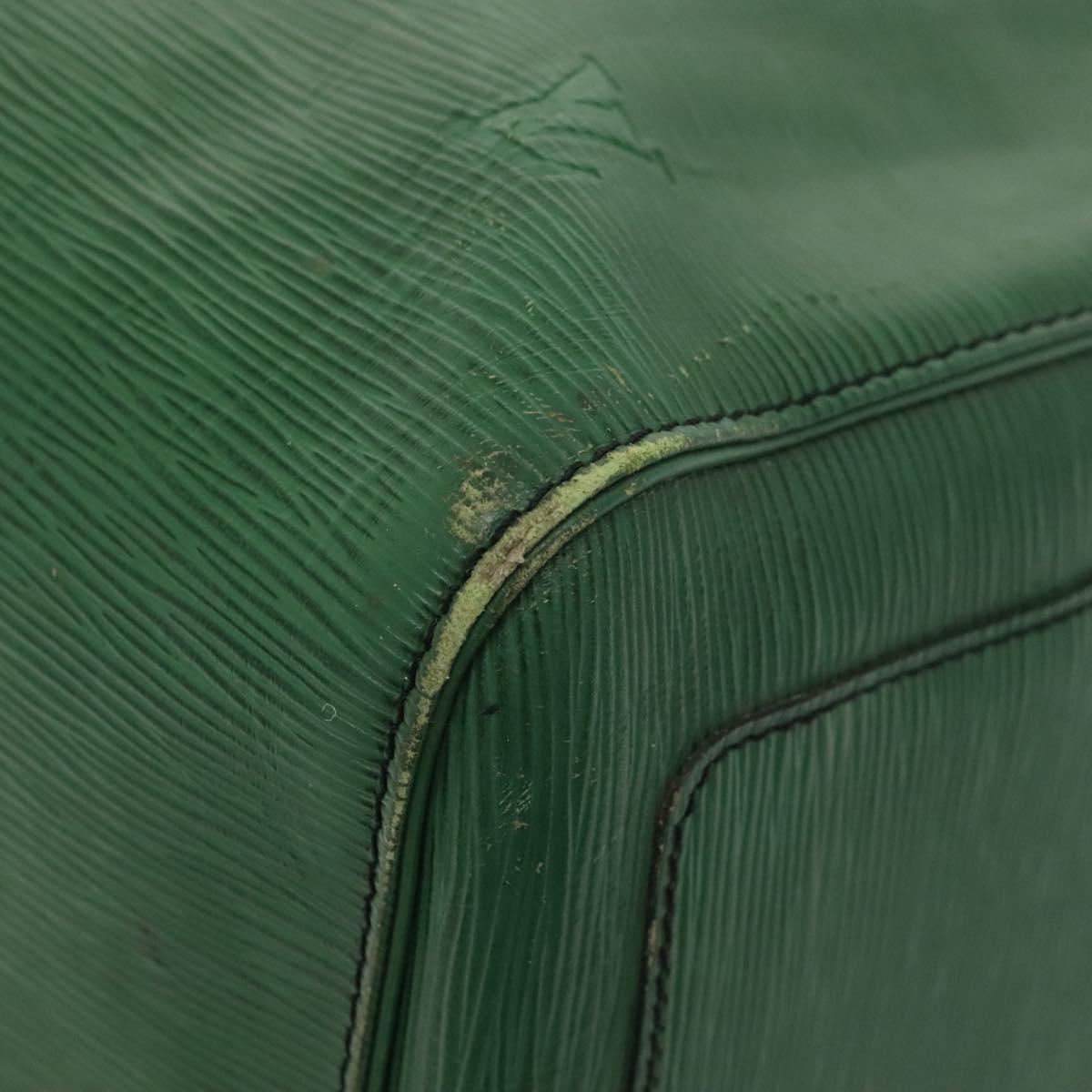 LOUIS VUITTON Epi Keepall 60 Boston Bag Green M42944 LV Auth 116657