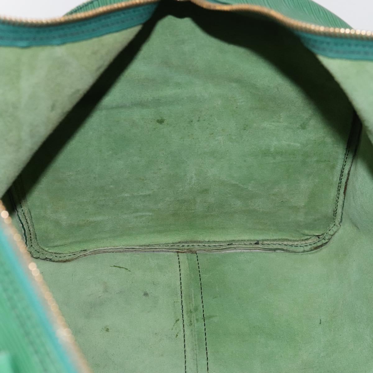 LOUIS VUITTON Epi Keepall 60 Boston Bag Green M42944 LV Auth 116657