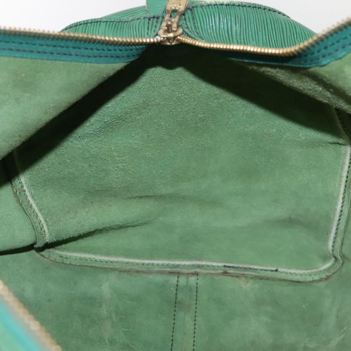 LOUIS VUITTON Epi Keepall 60 Boston Bag Green M42944 LV Auth 116657