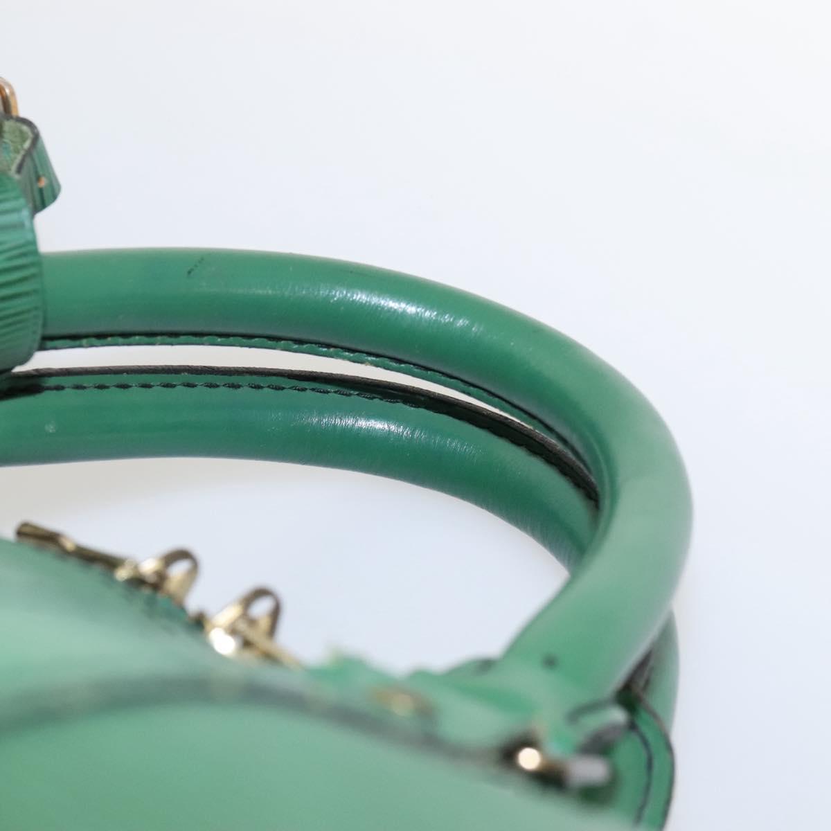 LOUIS VUITTON Epi Keepall 60 Boston Bag Green M42944 LV Auth 116657