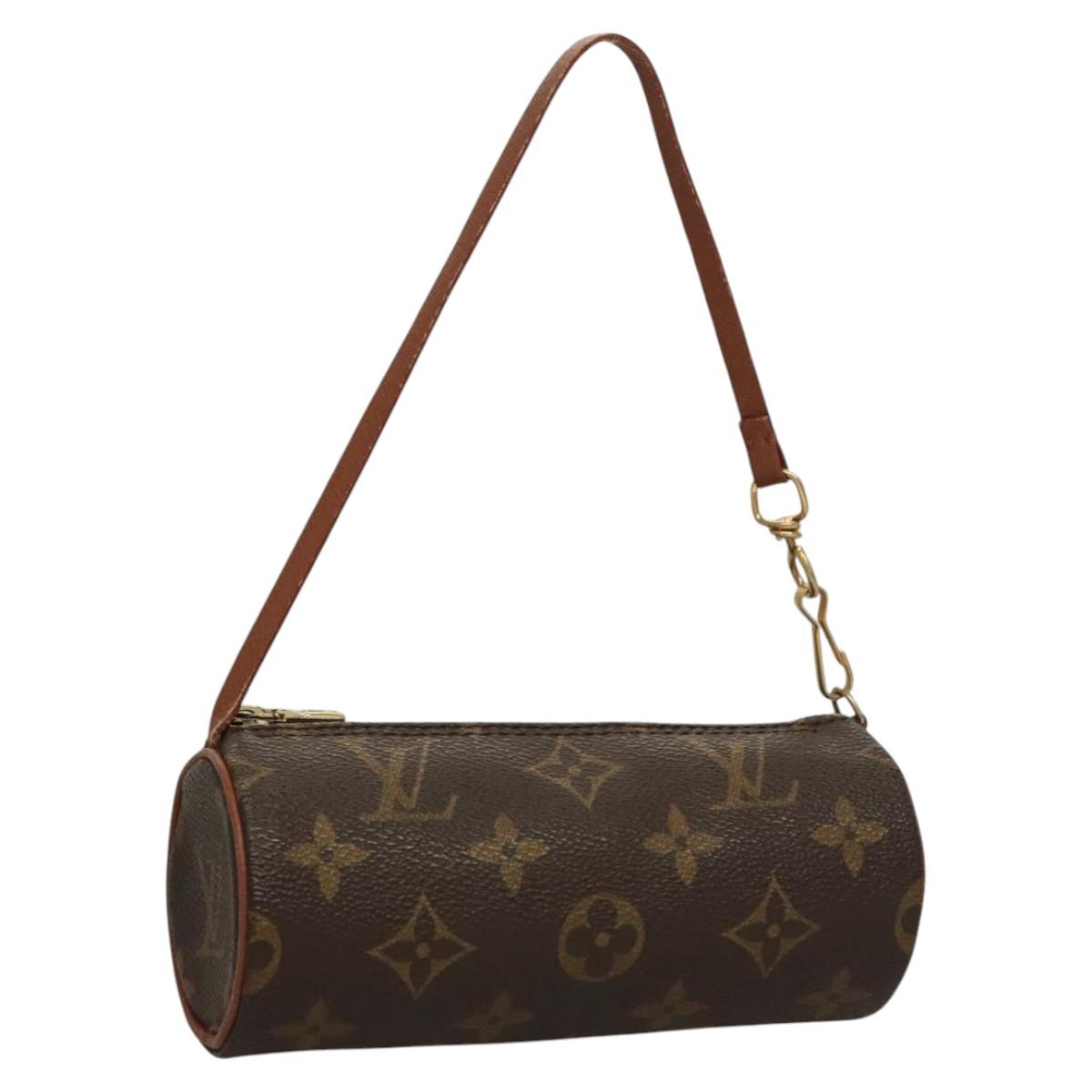 LOUIS VUITTON Monogram Papillon Pouch LV Auth 116660