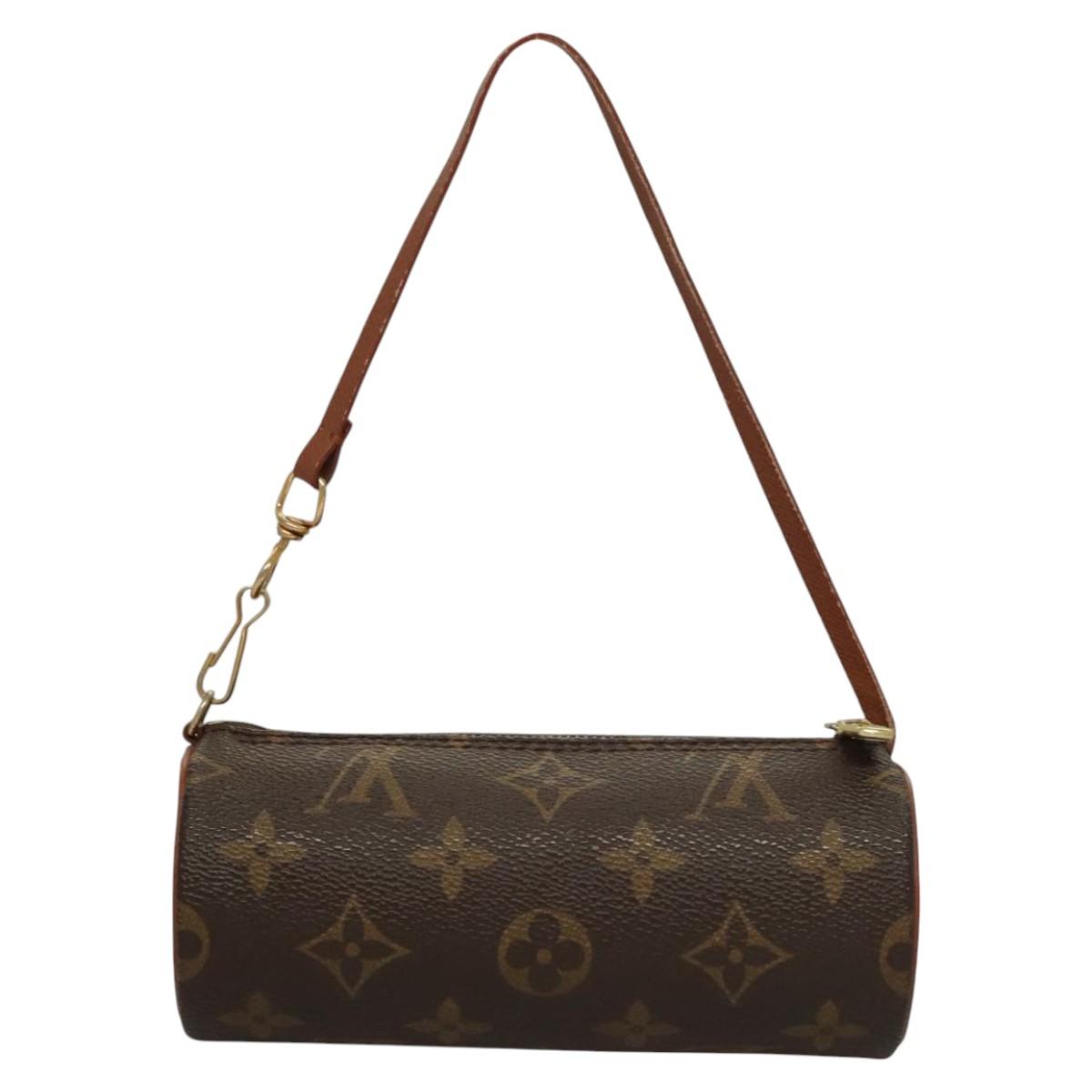 LOUIS VUITTON Monogram Papillon Pouch LV Auth 116660