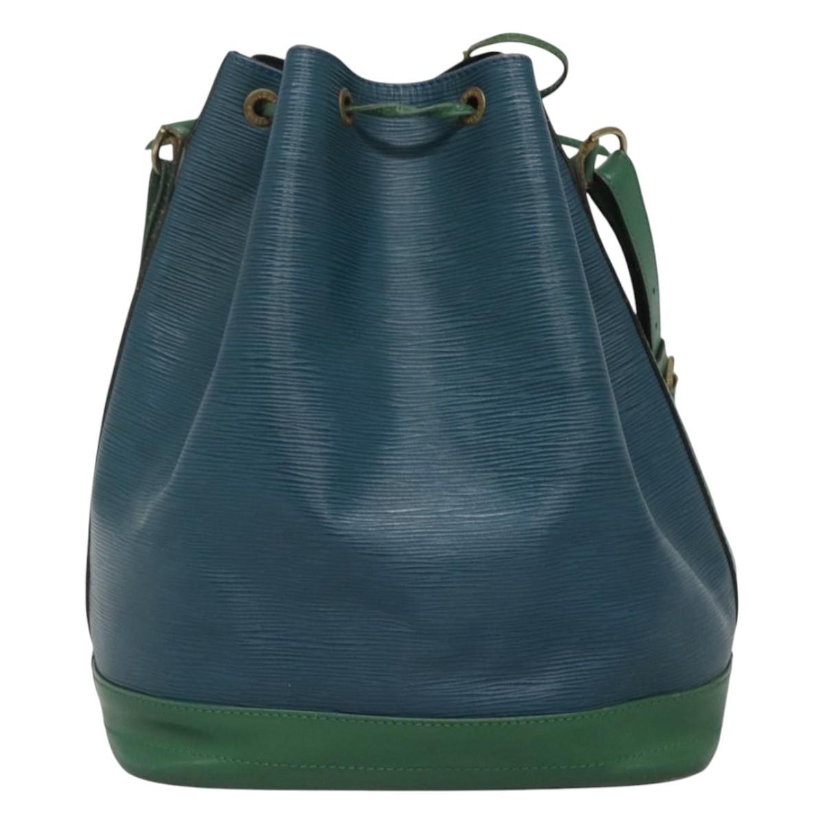 LOUIS VUITTON Epi Noe Shoulder Bag Bicolor Green Blue M44044 LV Auth 116670