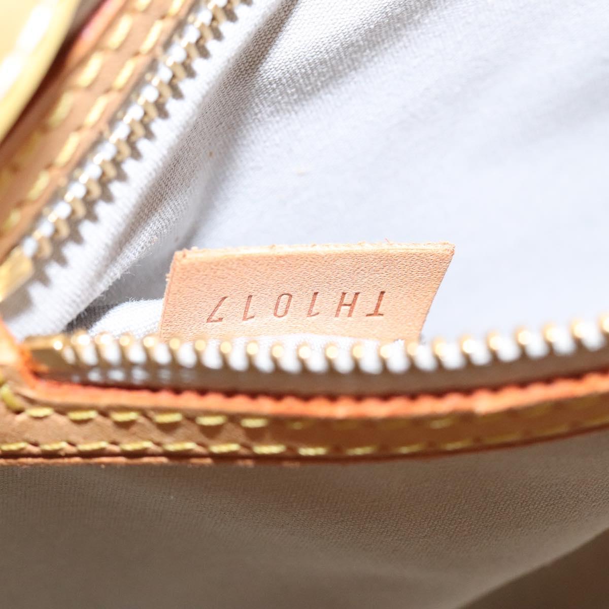 LOUIS VUITTON Monogram Vernis Reade PM Hand Bag Perle M91336 LV Auth 116705