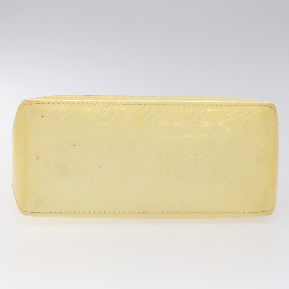 LOUIS VUITTON Monogram Vernis Reade PM Hand Bag Perle M91336 LV Auth 116705