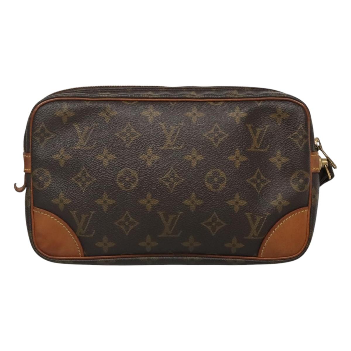 LOUIS VUITTON Monogram Marly Dragonne GM Clutch Bag M51825 LV Auth 116712