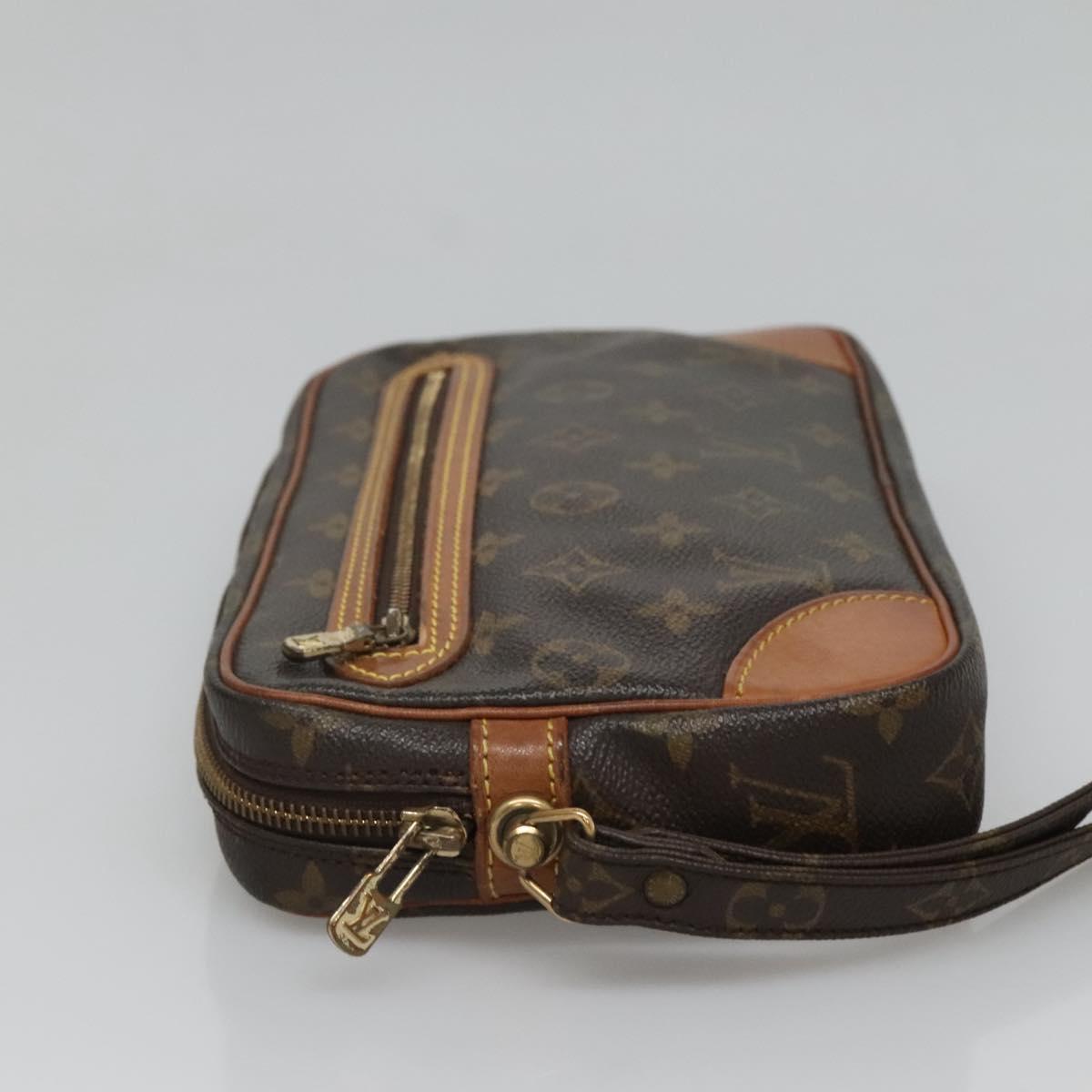 LOUIS VUITTON Monogram Marly Dragonne GM Clutch Bag M51825 LV Auth 116712