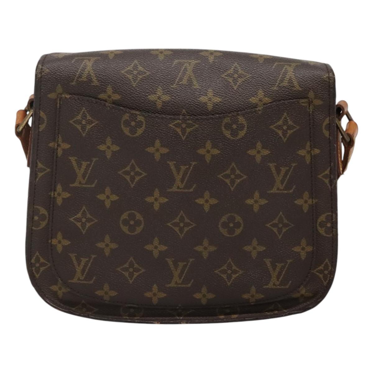 LOUIS VUITTON Monogram Saint Cloud GM Shoulder Bag M51242 LV Auth 116716