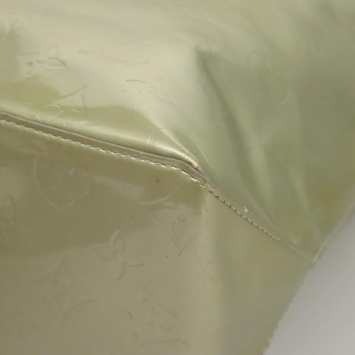 LOUIS VUITTON Monogram Vernis Reade MM Hand Bag Gris M91142 LV Auth 116768