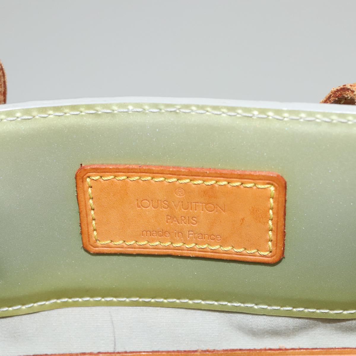 LOUIS VUITTON Monogram Vernis Reade MM Hand Bag Gris M91142 LV Auth 116768