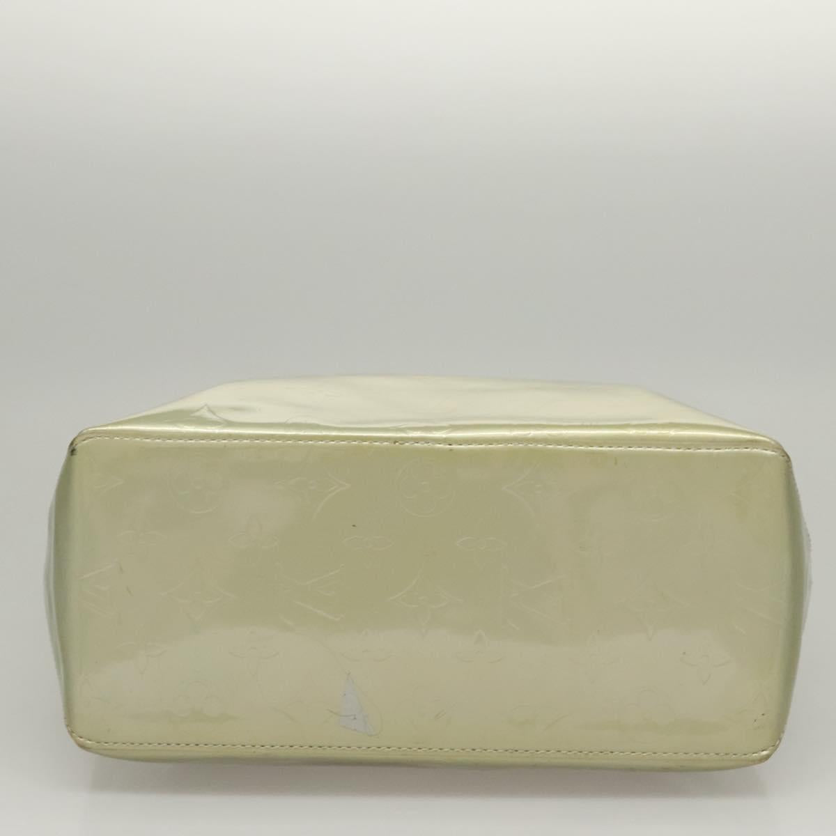 LOUIS VUITTON Monogram Vernis Reade MM Hand Bag Gris M91142 LV Auth 116768