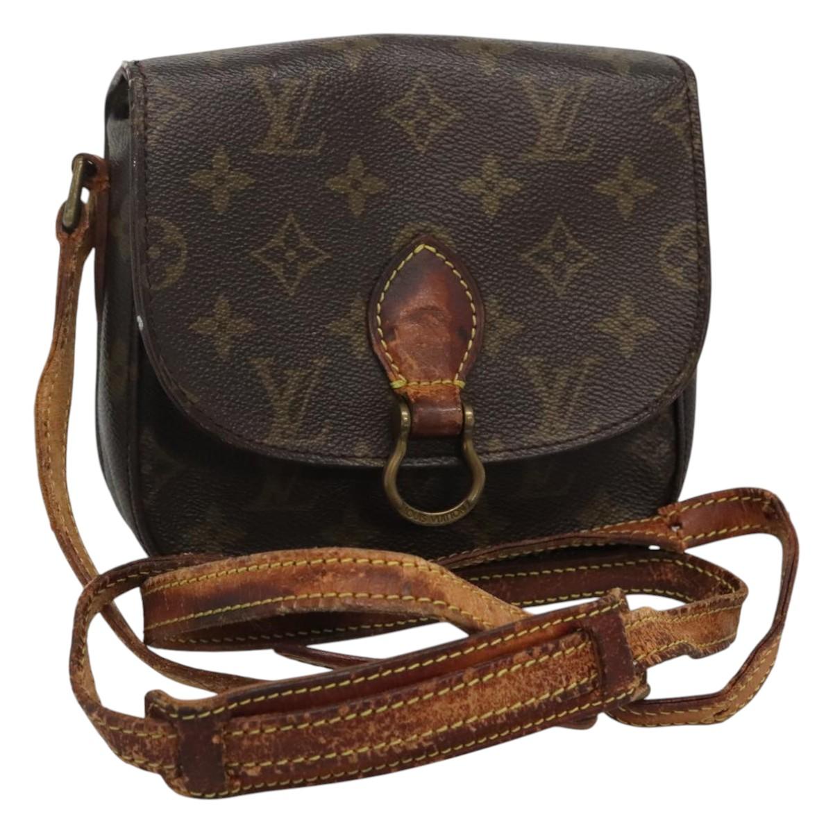 LOUIS VUITTON Monogram Monogram Saint Cloud MM Shoulder Bag M51243 Auth 116817
