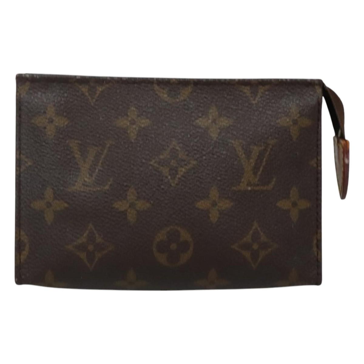 LOUIS VUITTON Monogram Posh Toilette 15 Pouch M47546 LV Auth 116887
