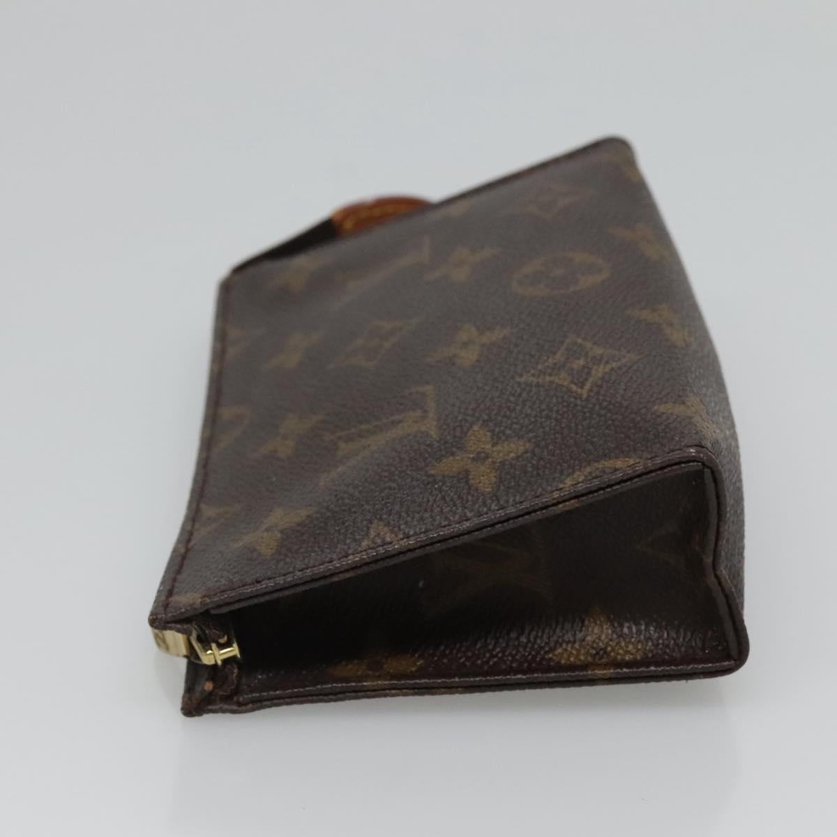 LOUIS VUITTON Monogram Posh Toilette 15 Pouch M47546 LV Auth 116887