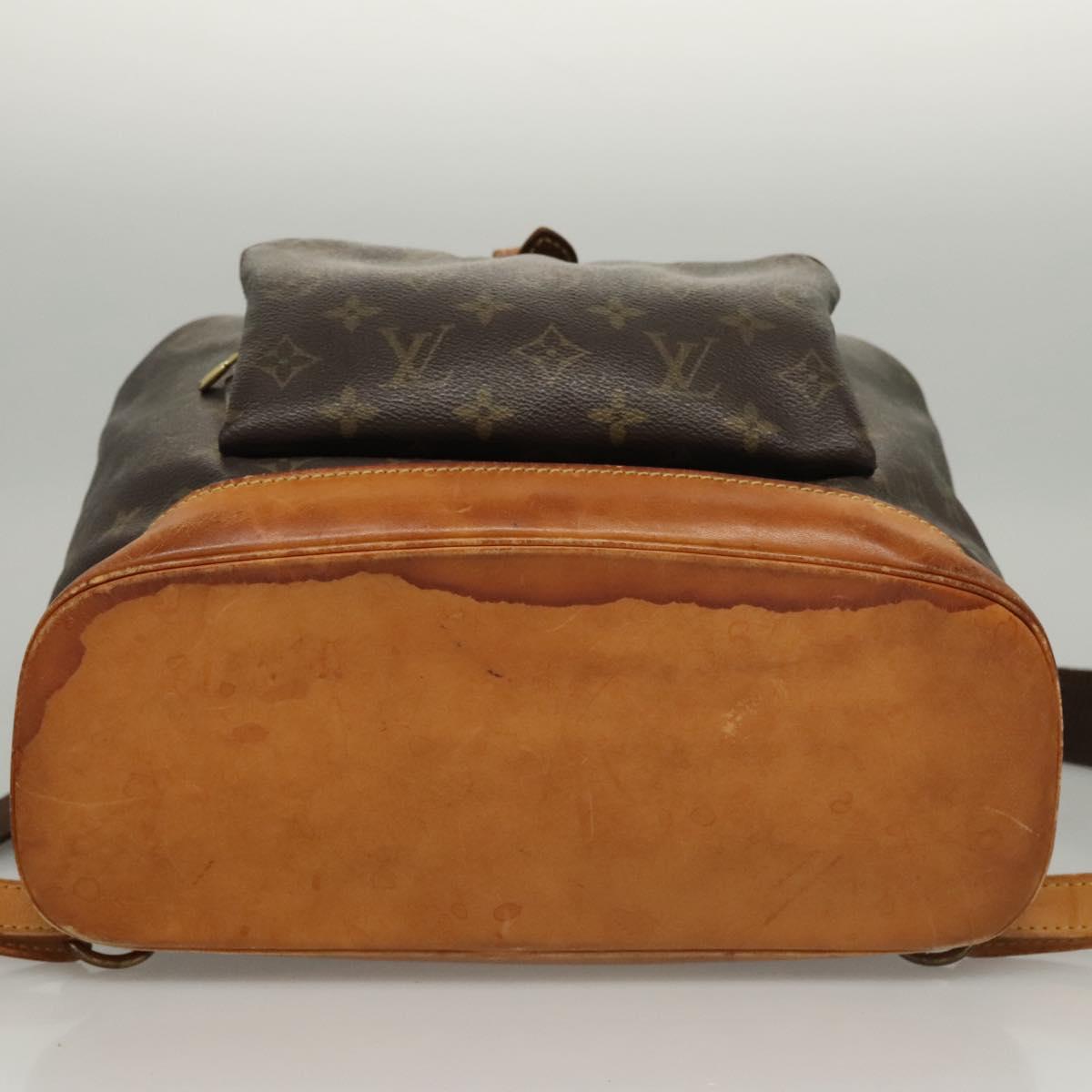 LOUIS VUITTON Monogram Montsouris GM Backpack M51135 LV Auth 116906