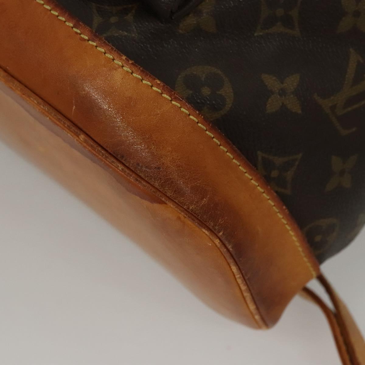 LOUIS VUITTON Monogram Montsouris GM Backpack M51135 LV Auth 116906