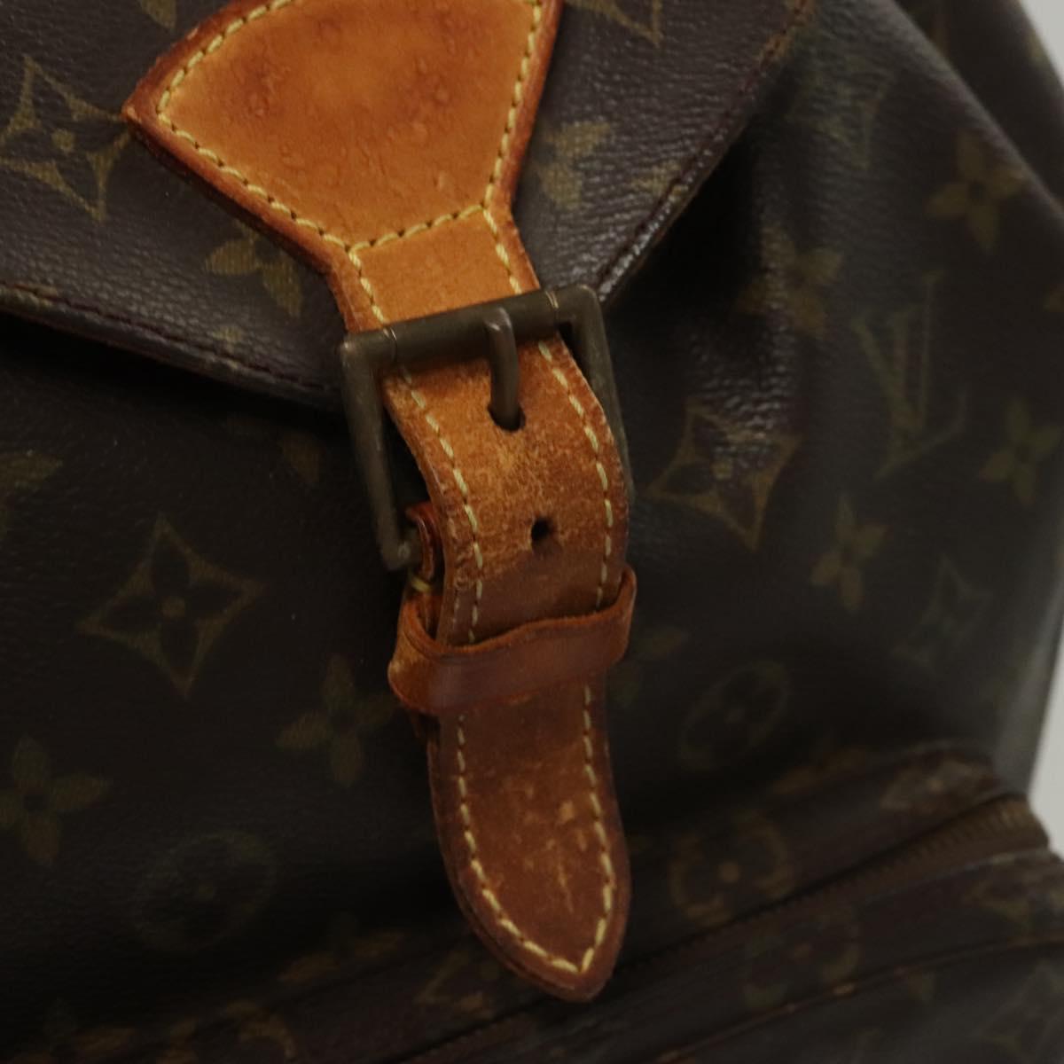 LOUIS VUITTON Monogram Montsouris GM Backpack M51135 LV Auth 116906