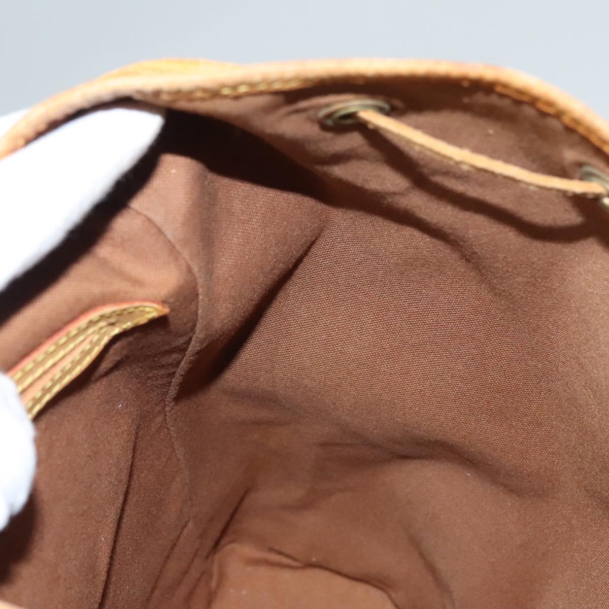 LOUIS VUITTON Monogram Montsouris GM Backpack M51135 LV Auth 116906