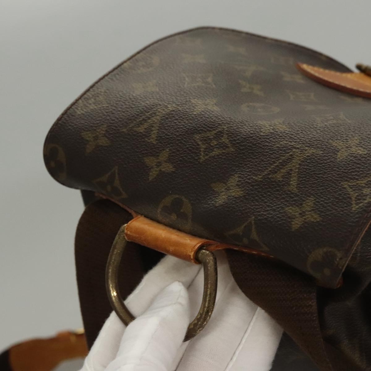 LOUIS VUITTON Monogram Montsouris GM Backpack M51135 LV Auth 116906