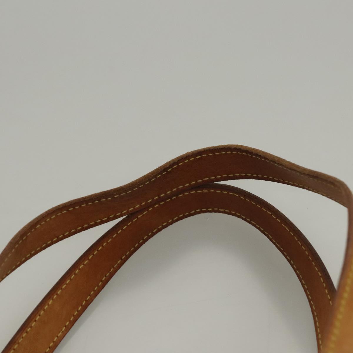 LOUIS VUITTON Monogram Vernis Houston Hand Bag Beige M91004 LV Auth 116941