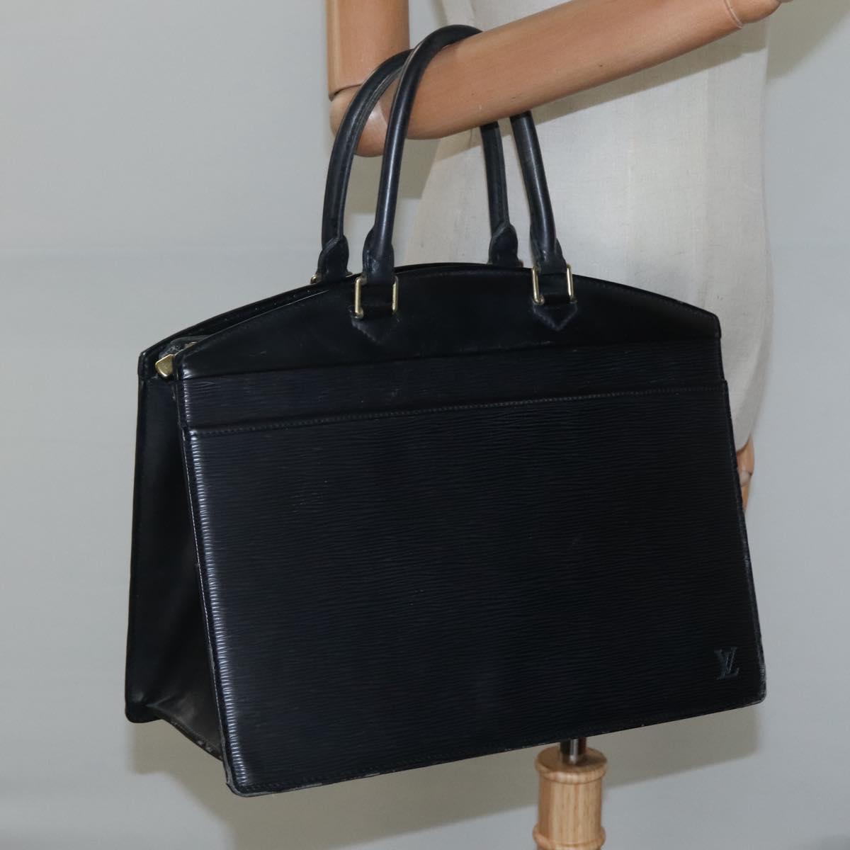 LOUIS VUITTON Epi Riviera Hand Bag Noir Black M48182 LV Auth 116943