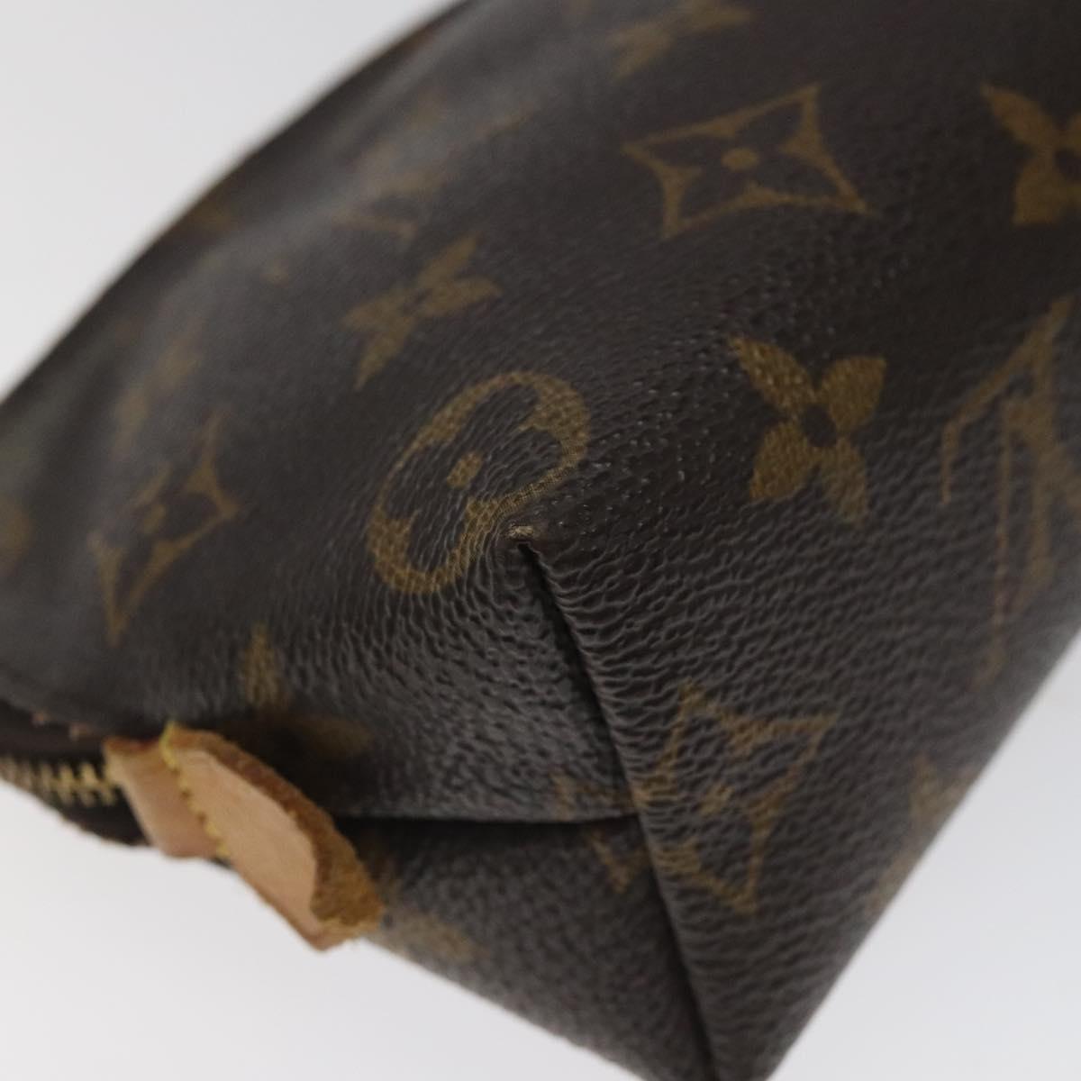 LOUIS VUITTON Monogram Pochette Cosmetic PM Cosmetic Pouch M47515 LV Auth 116999