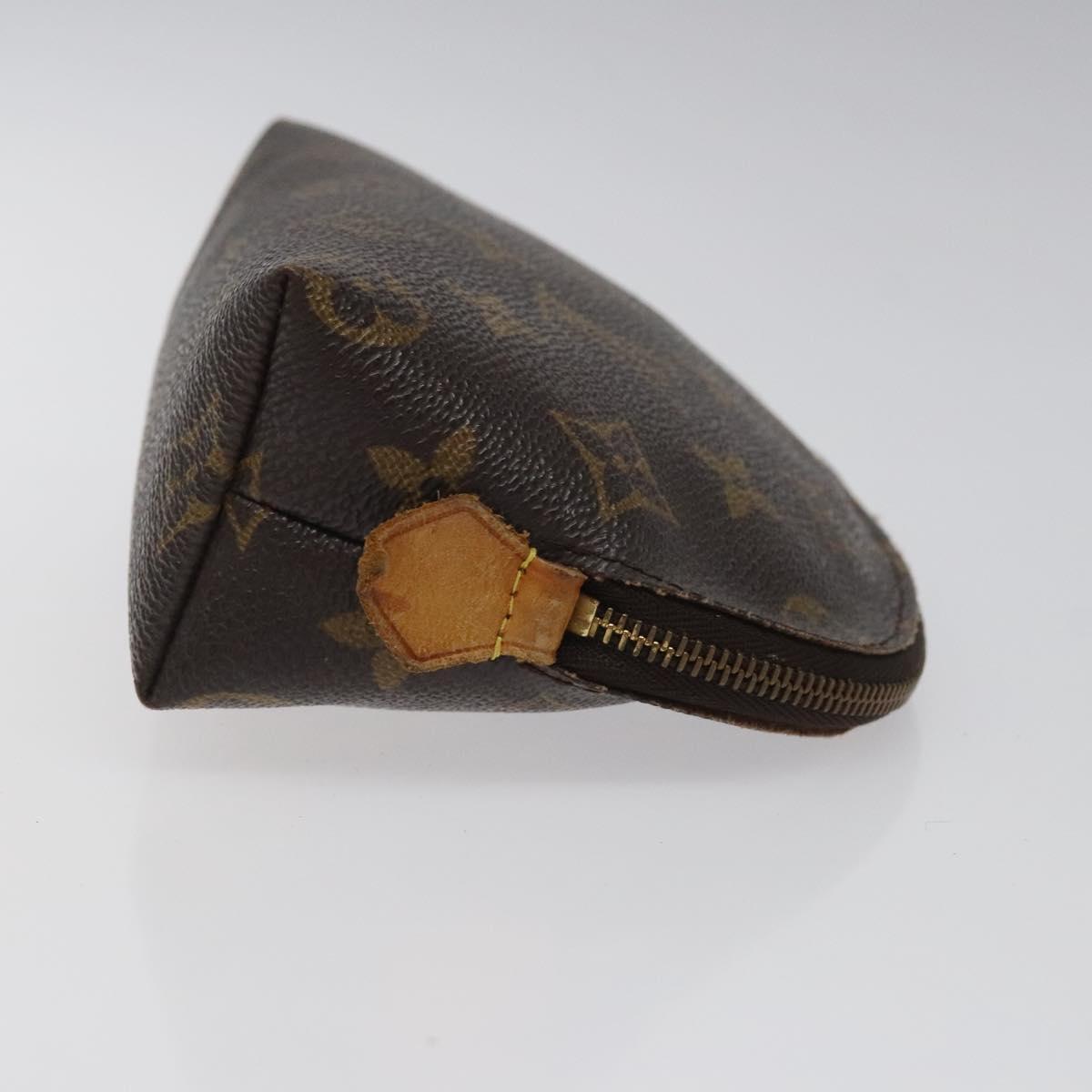 LOUIS VUITTON Monogram Pochette Cosmetic PM Cosmetic Pouch M47515 LV Auth 116999