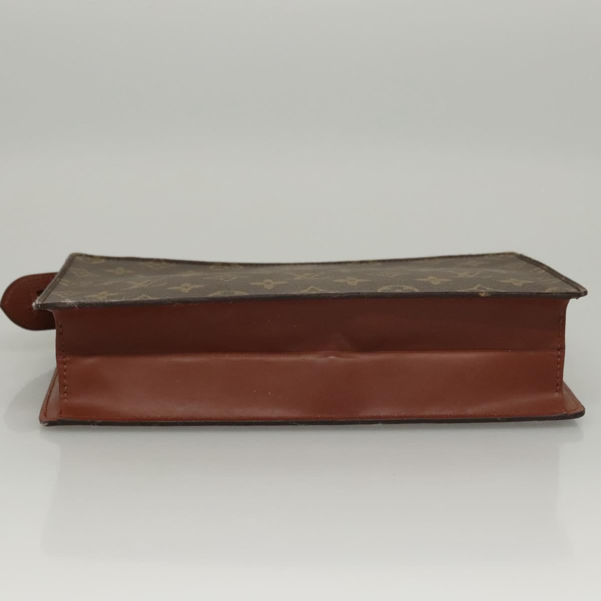 LOUIS VUITTON Monogram Pochette Homme Clutch Bag M51795 LV Auth 117033