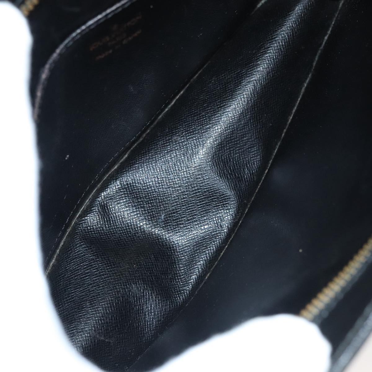 LOUIS VUITTON Epi Pochette Homme Clutch Bag Black Noir M52522 LV Auth 117085