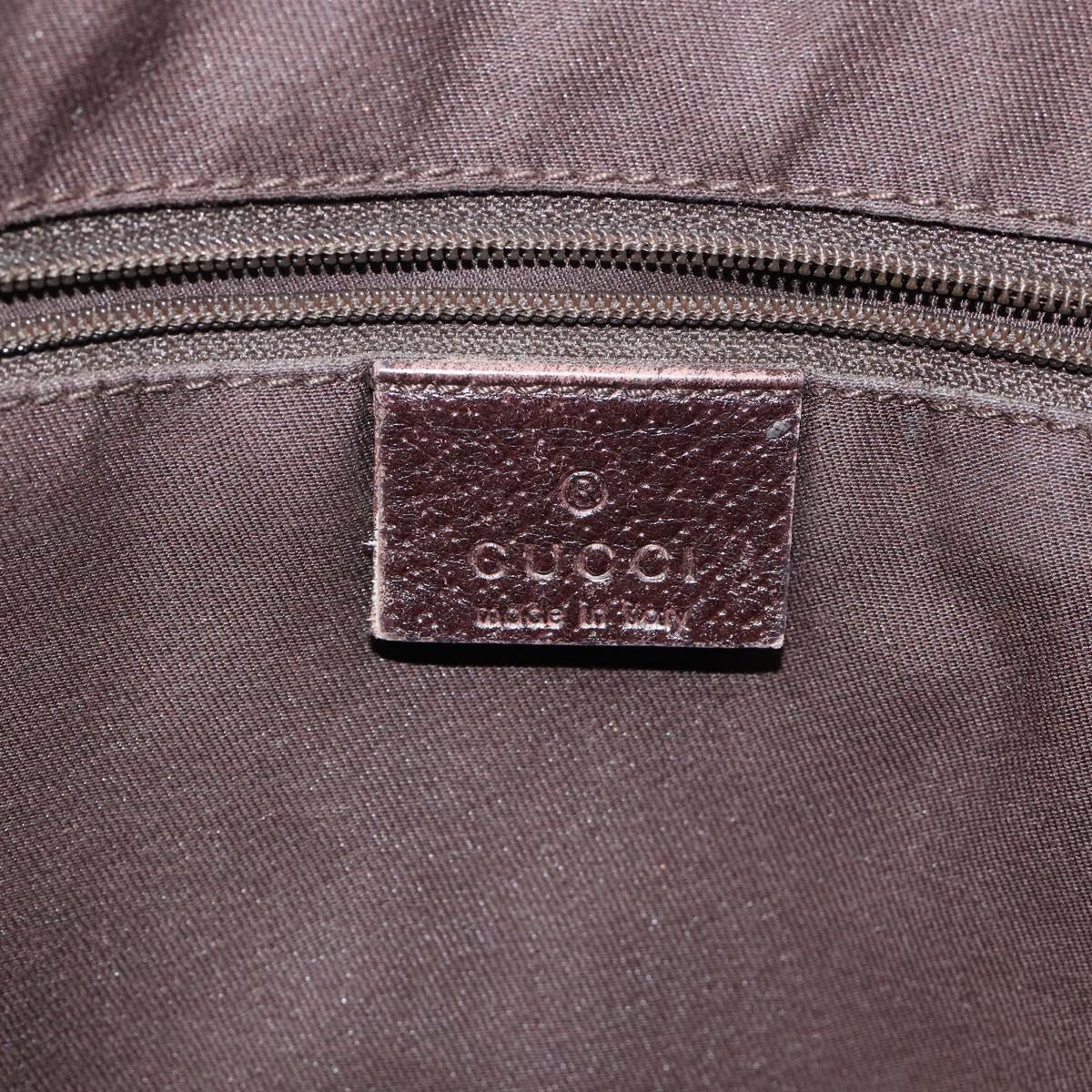 GUCCI GG Canvas Tote Bag Beige Gold 141470 Auth 117117
