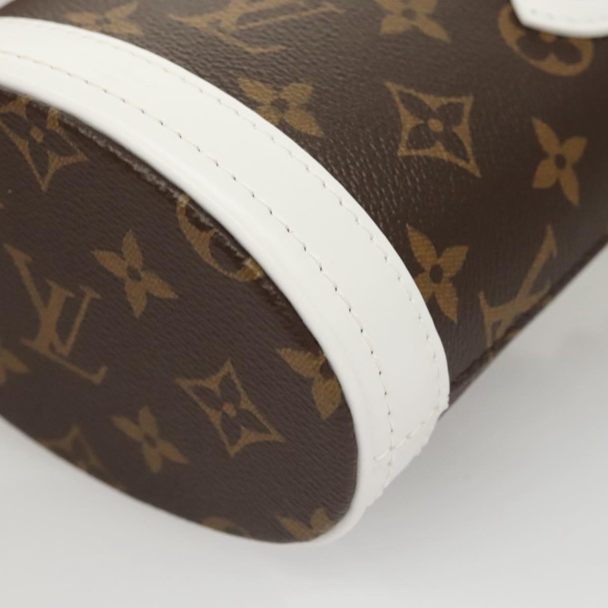 LOUIS VUITTON Monogram Nano Bucket Shoulder Bag M81489 LV Auth 117144SM