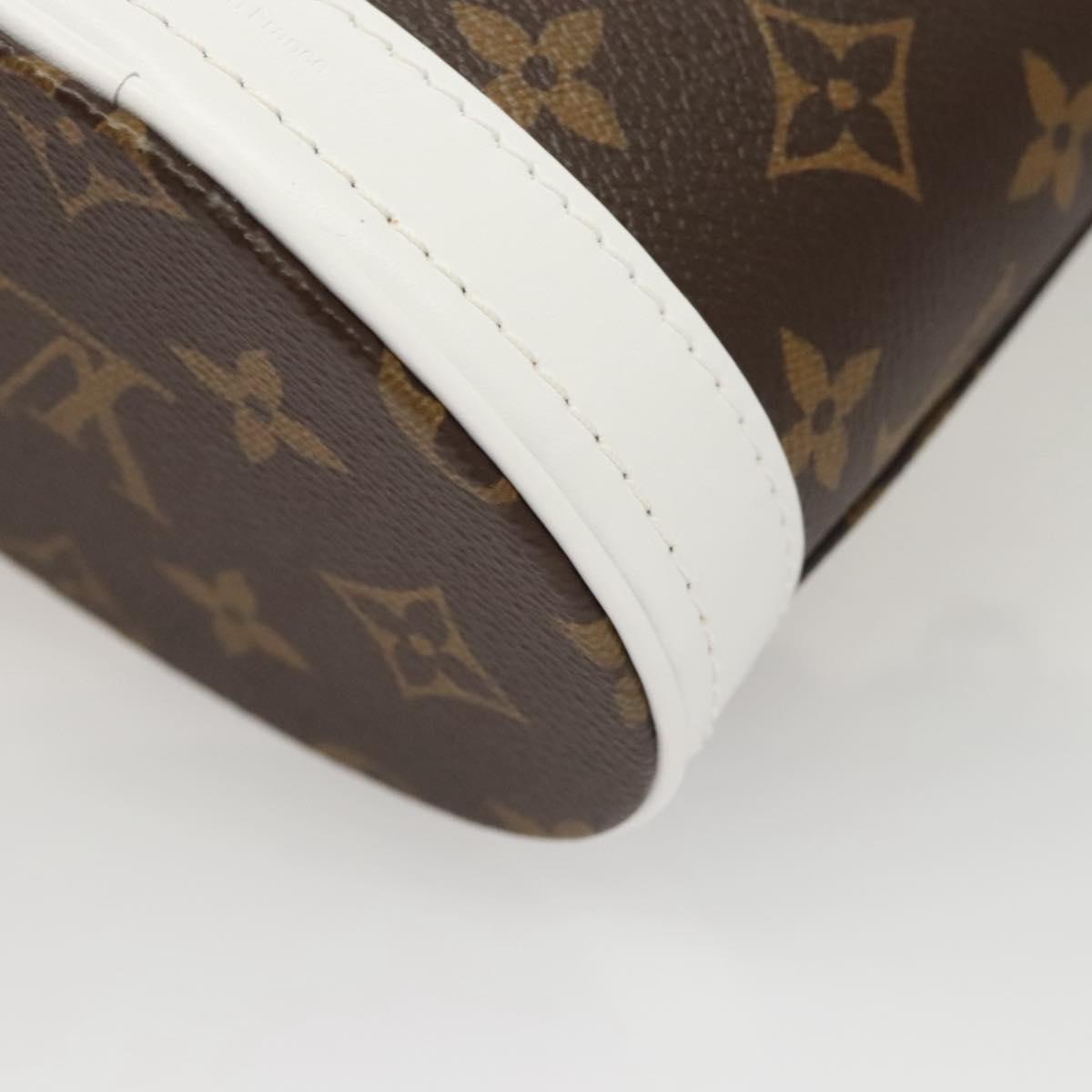 LOUIS VUITTON Monogram Nano Bucket Shoulder Bag M81489 LV Auth 117144SM