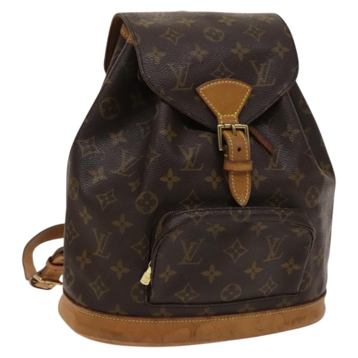 LOUIS VUITTON Monogram Montsouris MM Backpack M51136 LV Auth 117152