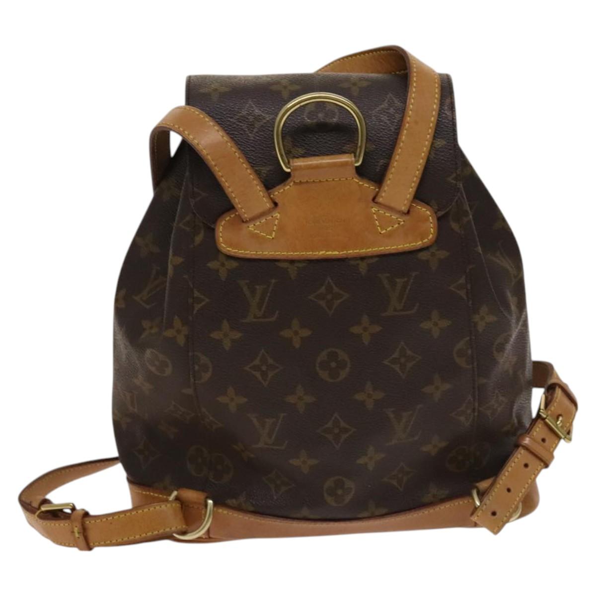 LOUIS VUITTON Monogram Montsouris MM Backpack M51136 LV Auth 117152