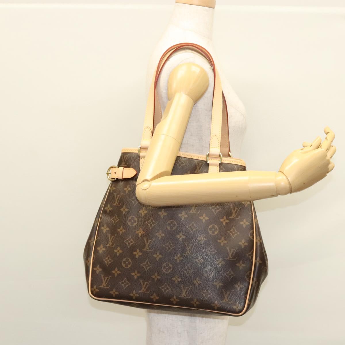 LOUIS VUITTON Monogram Batignolles Vertical Tote Bag M51153 LV Auth 117154SM