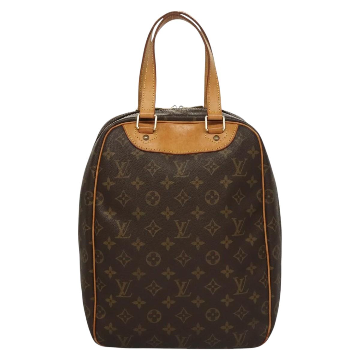 LOUIS VUITTON Monogram Excursion Hand Bag M41450 LV Auth 117163