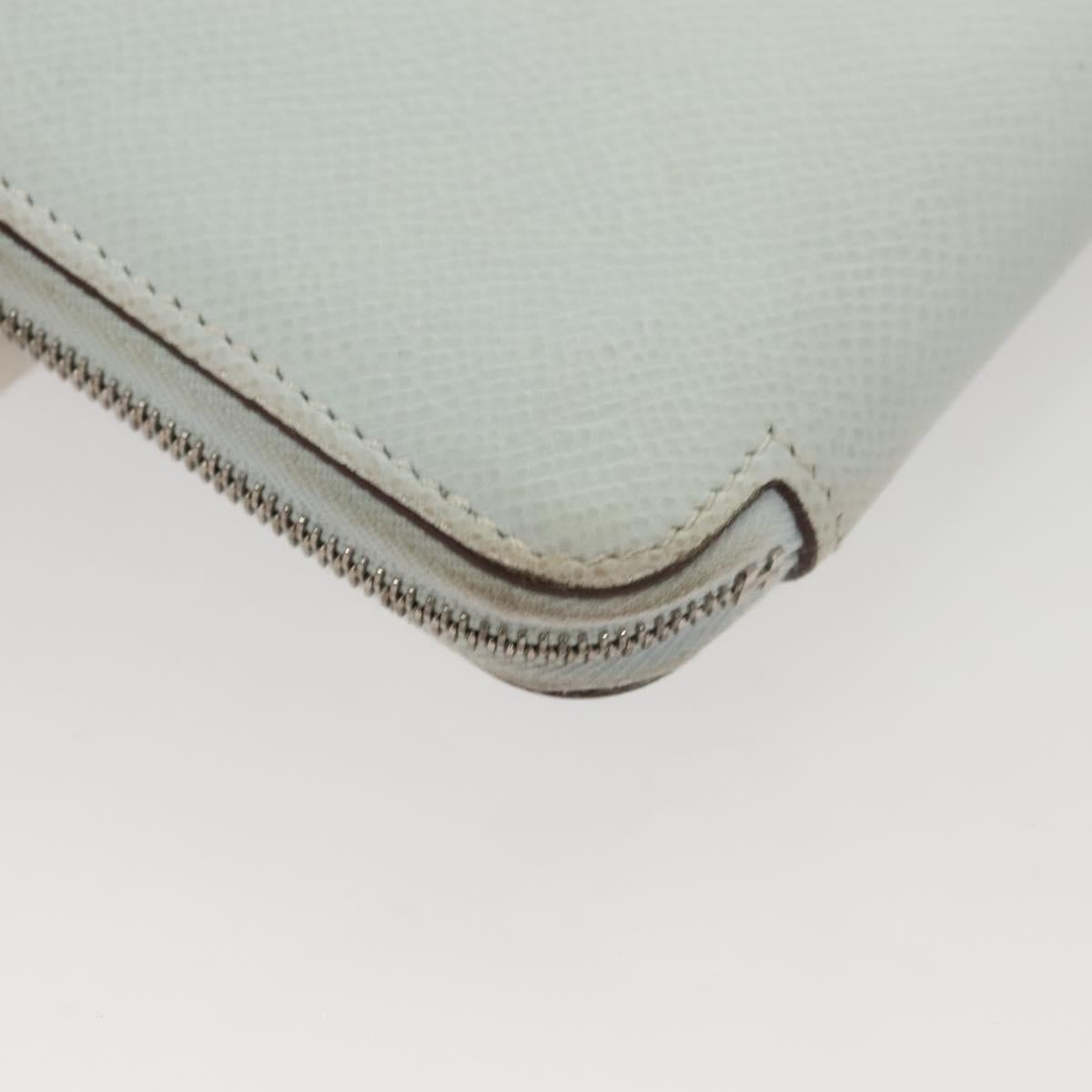 HERMES Steeple Azap Long Long Wallet Epsom Light Blue Auth 117188