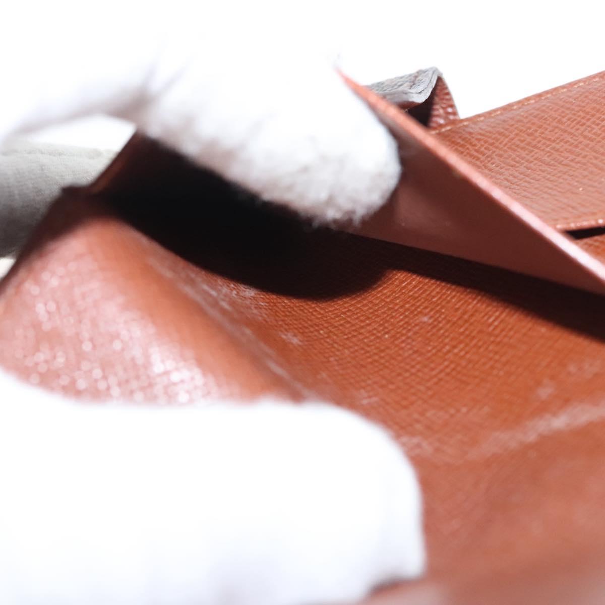 LOUIS VUITTON Monogram Compact Zip Wallet M61667 LV Auth 117264