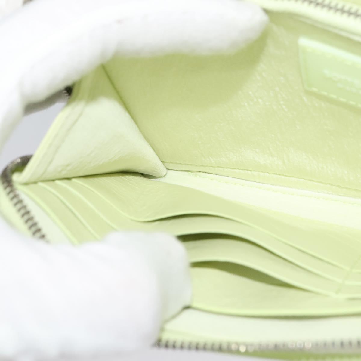 BOTTEGA VENETA INTRECCIATO Wallet Leather LIme Green Auth 117269M