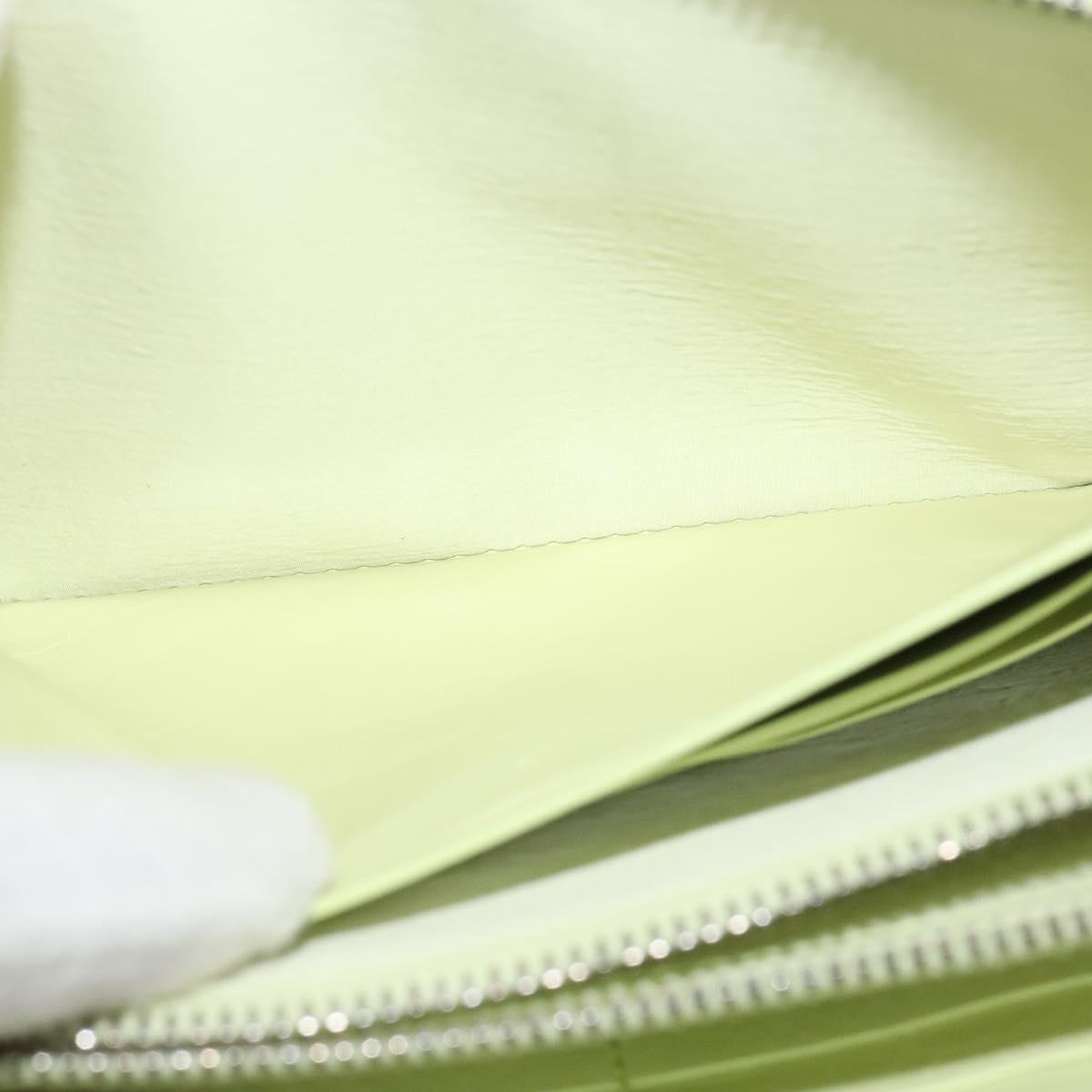 BOTTEGA VENETA INTRECCIATO Wallet Leather LIme Green Auth 117269M