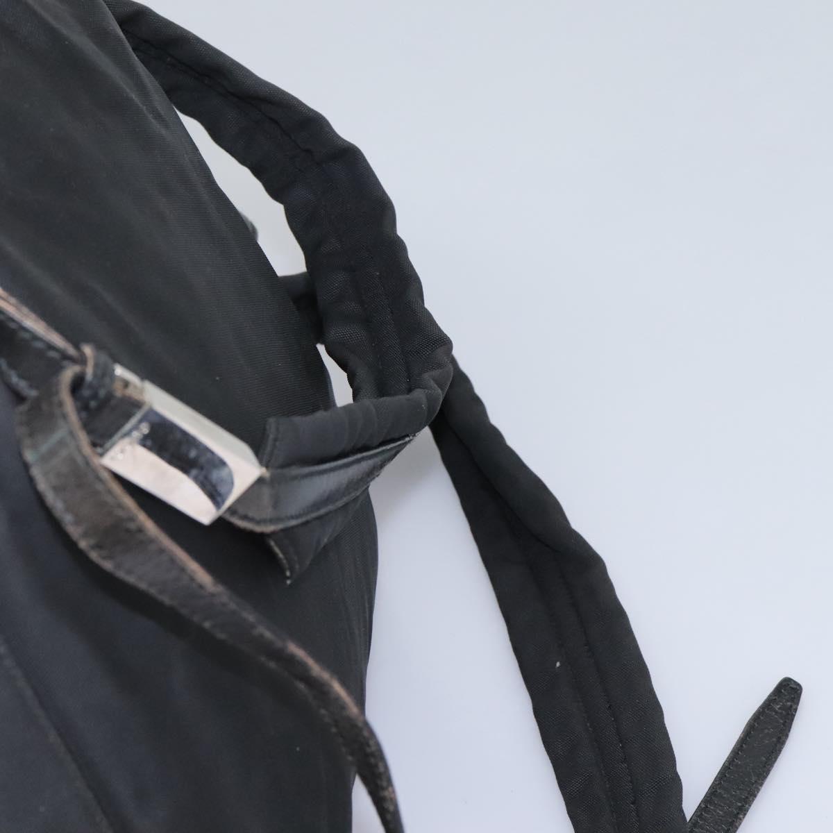 GUCCI Backpack Nylon Black Auth 117288