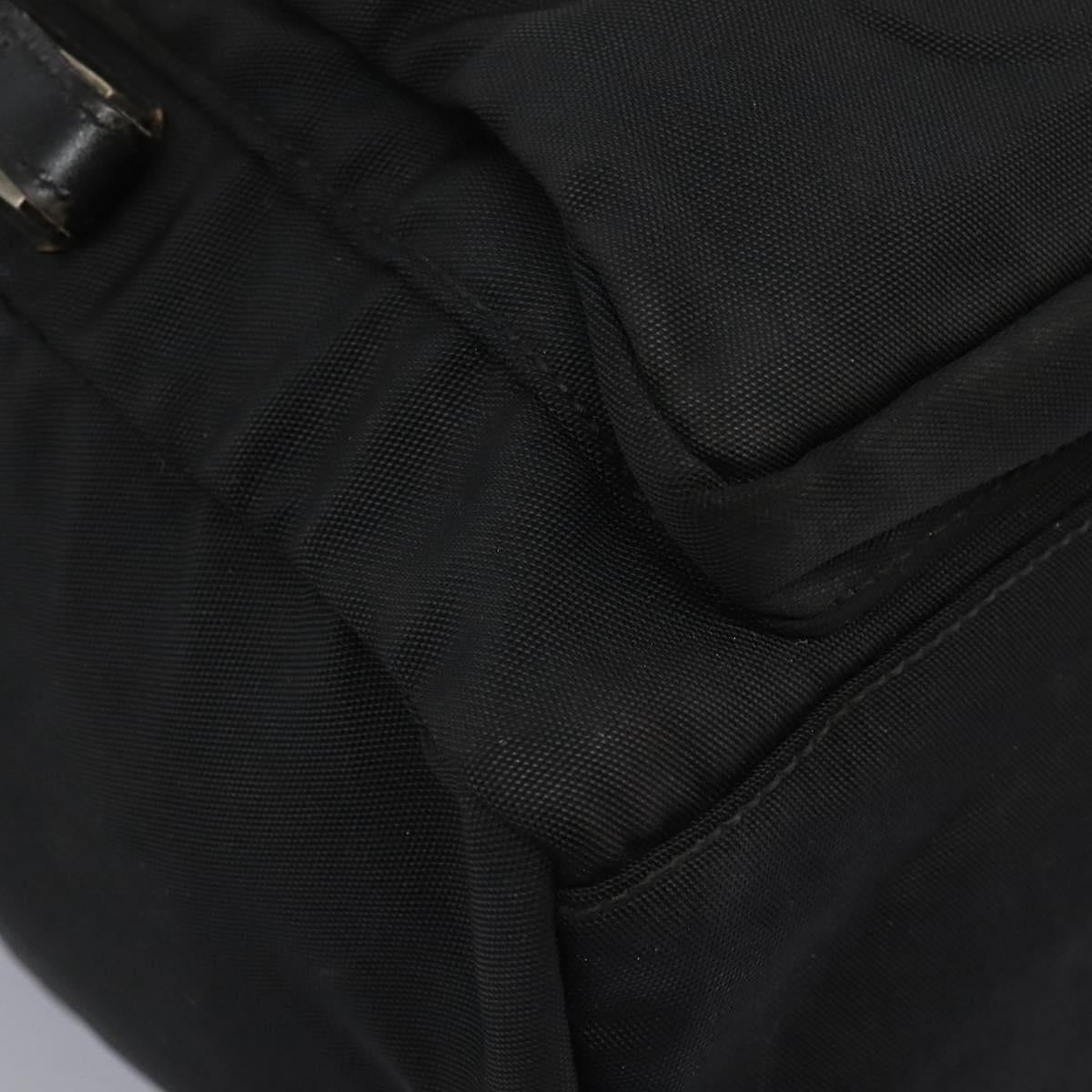 GUCCI Backpack Nylon Black Auth 117288
