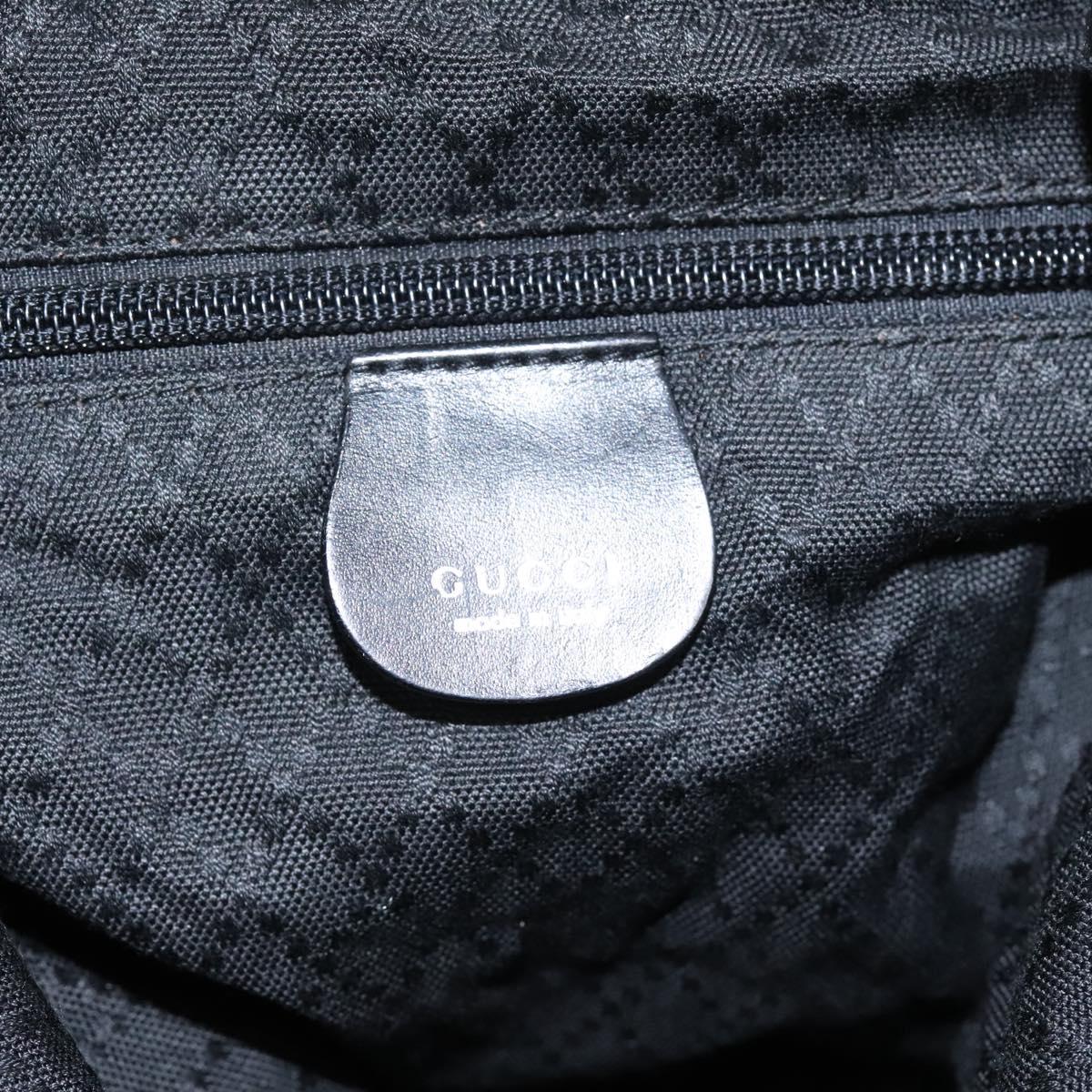 GUCCI Backpack Nylon Black Auth 117288