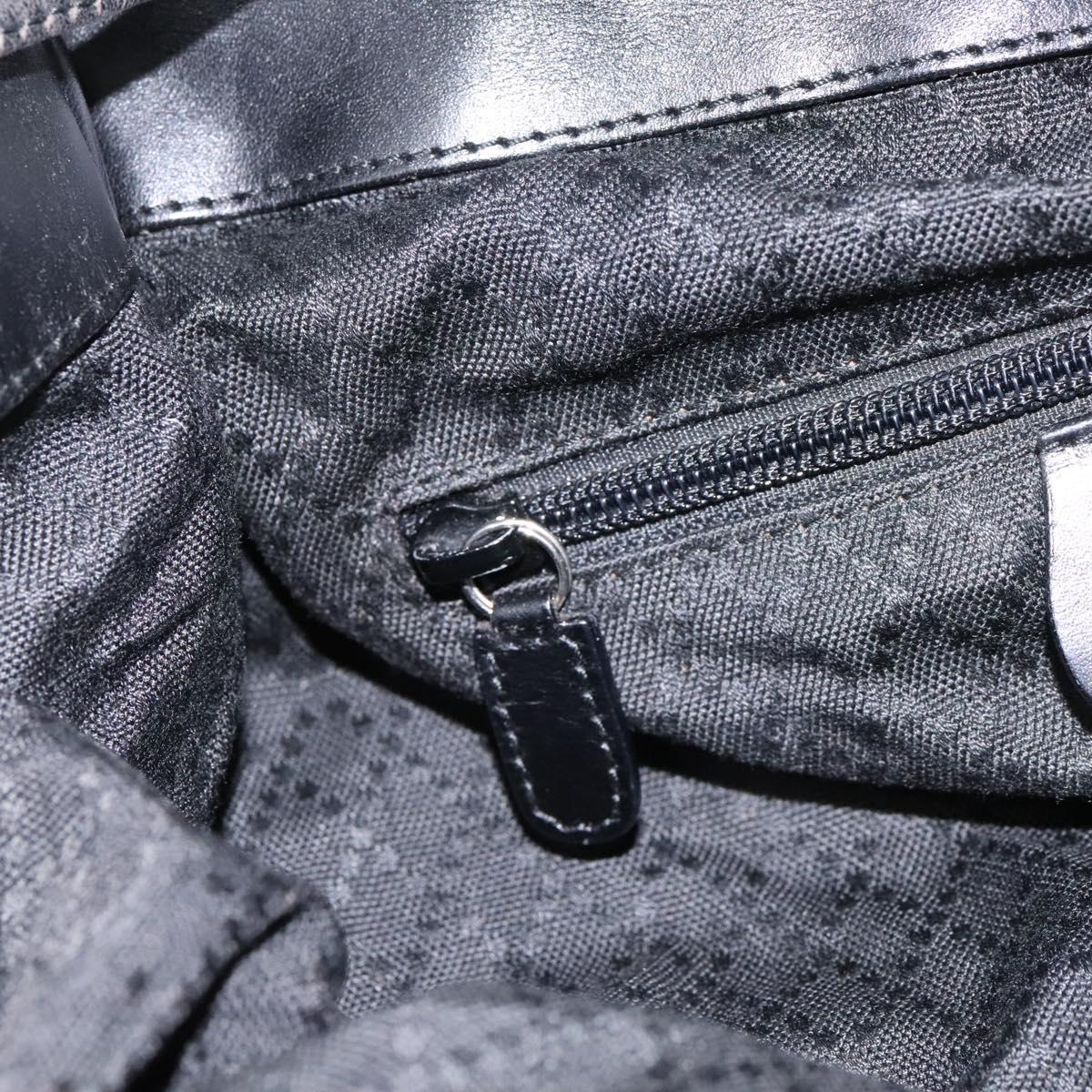 GUCCI Backpack Nylon Black Auth 117288