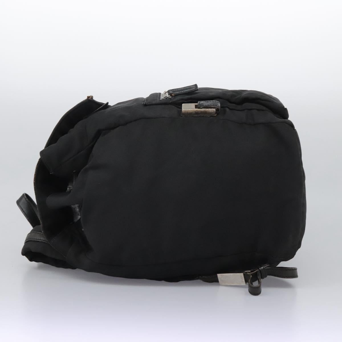 GUCCI Backpack Nylon Black Auth 117288