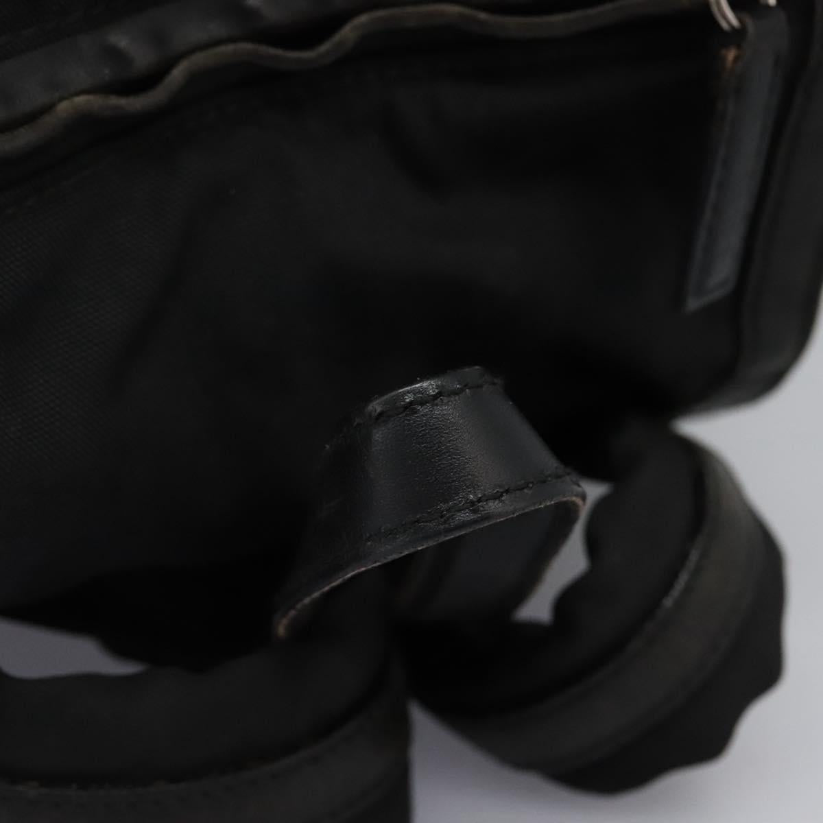 GUCCI Backpack Nylon Black Auth 117288