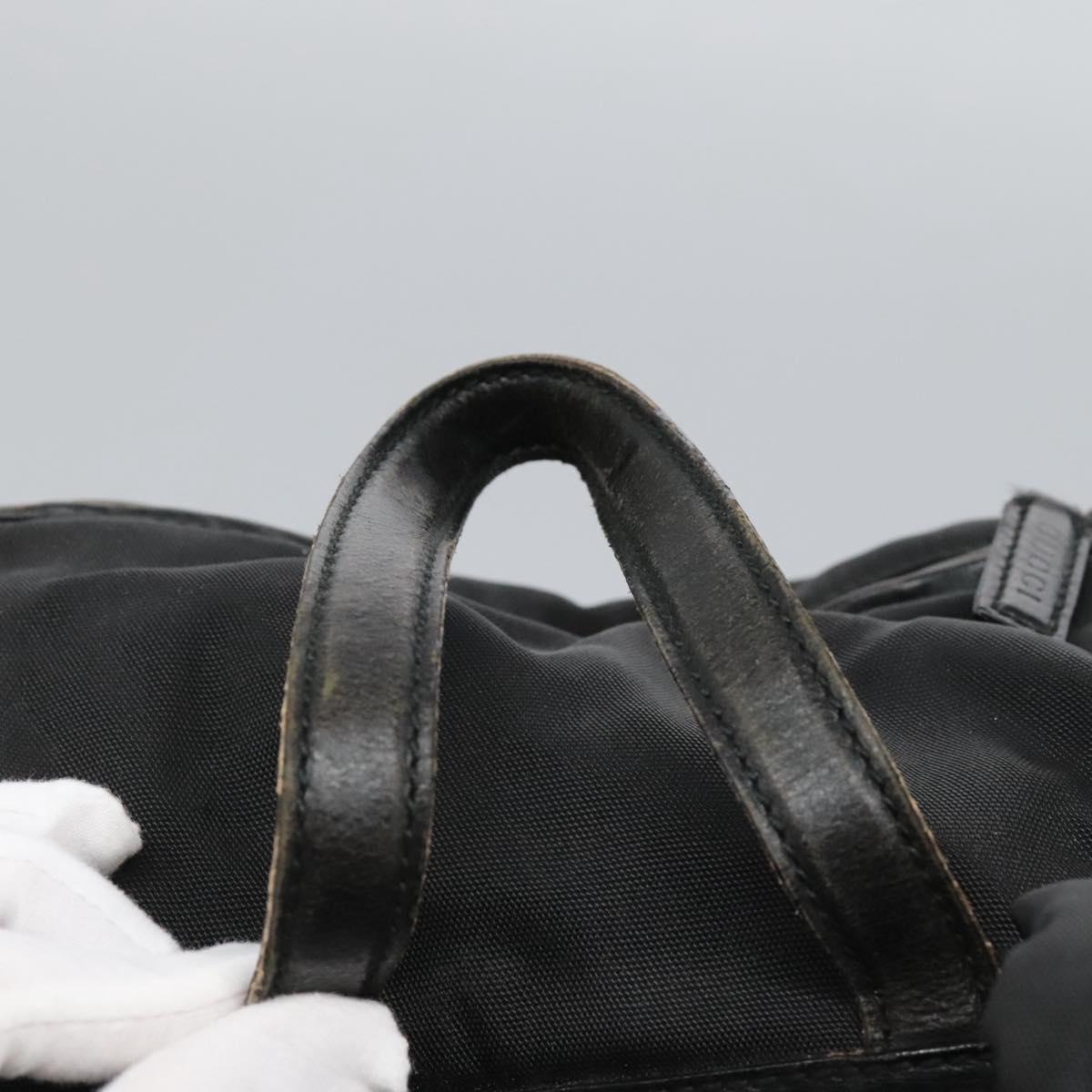 GUCCI Backpack Nylon Black Auth 117288