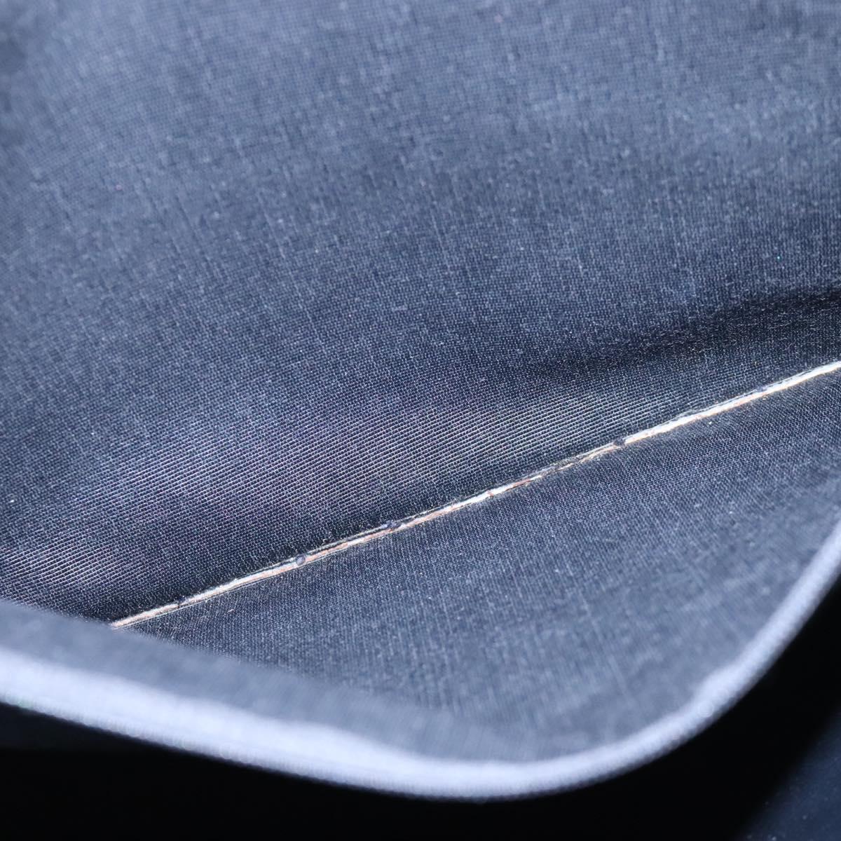 CHANEL COCO Mark Chain Tote Bag Caviar Skin Black CC Auth 117332