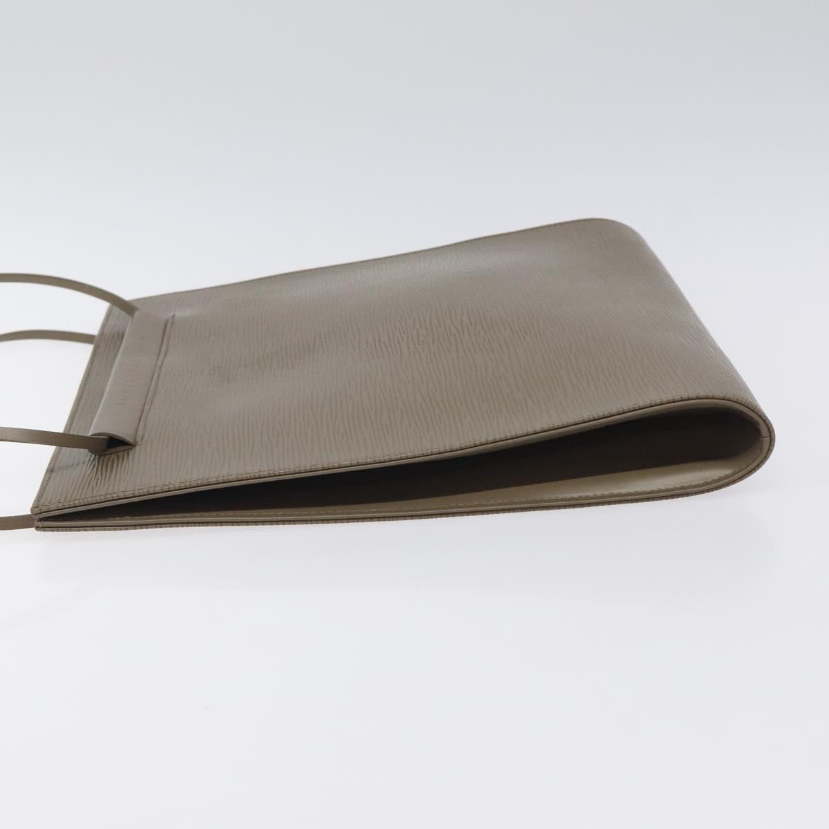 LOUIS VUITTON Epi Santropen Shoulder Bag Gray Lilac M5246B LV Auth 117338